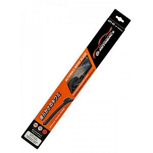 Щетка стеклоочистителя Autobacs Wiper Blade, 400мм (16"), бескаркасная, всесезонная, 10 переходников, 1 шт, арт. API40