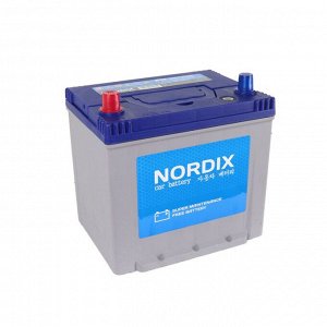 Аккумулятор Nordix 95D23R, 75Ач, CCA 650А, необслуживаемый