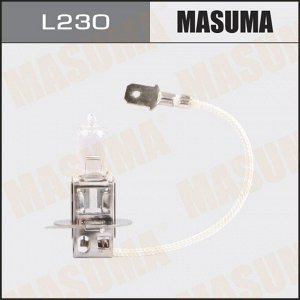 Лампа галогенная Masuma Clearglow H3 (PK22s, T12), 12В, 55Вт, 3000К, 1 шт