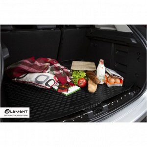 Коврики модельные Autofamily 3D для Hyundai Creta 2016+ (левый руль), для переднего и заднего ряда, полиуретан, черный цвет, 4шт