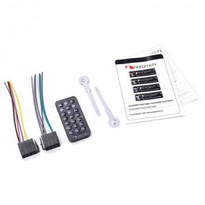 Автомагнитола Nakamichi NQ512BG, 1 DIN, USB/AUX/Bluetooth, 4х50Вт, пульт ДУ, зелёная подсветка
