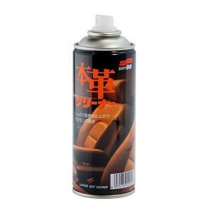 Очиститель салона Soft 99 Leather Seat Cleaner, для кожи, без запаха, пенный, аэрозоль 300мл, арт. 02052