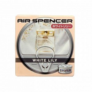 Ароматизатор на торпедо Eikosha Spirit Refill White Lily (Белая лилия), меловой, баночка 40г, арт. A-108