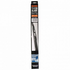 Щетка стеклоочистителя Masuma Optimum 375мм (15") каркасная, летняя, крепления J-Hook, Side Pin, Bayonet, 1 шт, арт. MU-015S