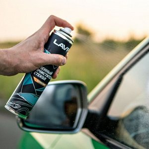 Очиститель стёкол и зеркал Lavr Active Foam, пенный, от различных загрязнений, аэрозоль 400мл, арт. Ln1621