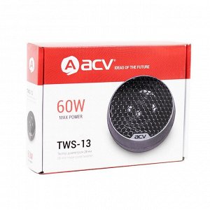 Твитеры ACV TWS-13, 1.1" (2.8см), 15/60Вт, 3500-22000Гц, 2шт