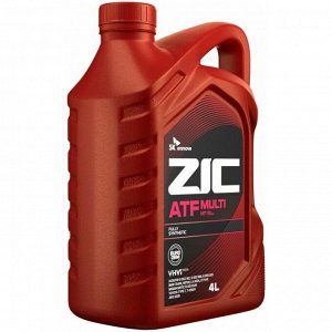 Масло трансмиссионное ZIC ATF Multi HT, синтетическое, универсальное, для АКПП, 4л, арт. 162664