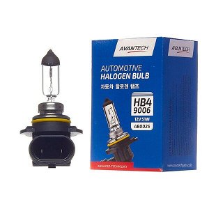 Лампа галогенная Avantech HB4(9006) (P22d, T12), 12В, 55Вт, 3200К, 1 шт, арт. AB0025