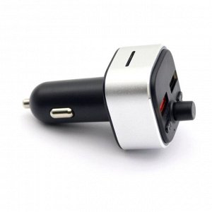 FM-трансмиттер (модулятор) Multifunction Wireless Car Player, 12/24В, 2xUSB / microSD, Bluetooth, 87.5–108Мгц, поддержка MP3 / WAV / FLAC / APE, арт. T32