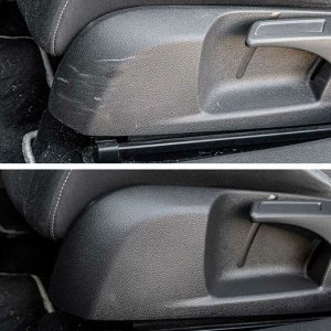 Полироль-реставратор салона Lavr Plastic Polish With Anti-Scratch Effect, для пластика и резины, антистатик, бутылка 120мл, арт. Ln1459-L