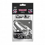 Ароматизатор подвесной Yammy New Car (Новая машина), картон с пропиткой, арт. J018