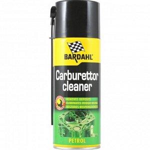 Очиститель карбюратора Bardahl Carburettor Cleaner, улучшает работу двигателя и снижает расход топлива, аэрозоль 400мл, (+трубочка), арт. 1115E