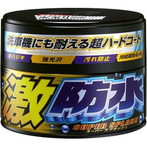 Полироль кузова Soft 99 Water Block Wax, с водоотталкивающим эффектом, усиливает блеска, для тёмных автомобилей, банка 300г, арт. 00347