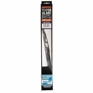 Щетка стеклоочистителя Masuma Optimum 400мм (16") каркасная, летняя, крепления J-Hook, Side Pin, Bayonet, 1 шт, арт. MU-016S