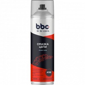Смазка аэрозольная BiBiCare Chain Lube PTFE, для цепей, с тефлоном, баллон 650мл, арт. 4410