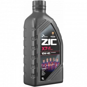 Масло моторное ZIC X7 LS 10w40, синтетическое, API SN, ACEA C3, универсальное, 1л, арт. 132620