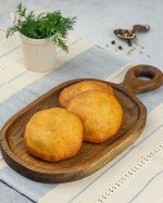 Беляш с мясом, 3 штуки, упаковка 380гр