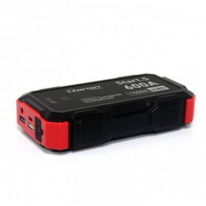 Портативное пусковое устройство Carfort Start.S с функцией Power Bank, 15000мАч, 12В, ток пуска 300А, USB порт, арт. CFS-300