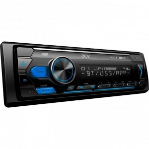Автомагнитола ACV ADX-905BM DSP, 1 DIN, USB/AUX/Bluetooth, 4х50Вт, пульт ДУ, настраиваемая подсветка