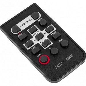 Автомагнитола ACV ADX-905BM DSP, 1 DIN, USB/AUX/Bluetooth, 4х50Вт, пульт ДУ, настраиваемая подсветка