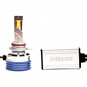 Лампа светодиодная HiVision Z7 Power Bright HIR2 (9012) (PX22d, T11), 12В, 50Вт, 6000К, комплект 2 шт, арт. Л0427