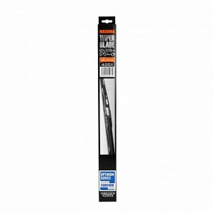 Щетка стеклоочистителя Masuma Optimum 425мм (17") каркасная, летняя, крепления J-Hook, Side Pin, Bayonet, 1 шт, арт. MU-017S