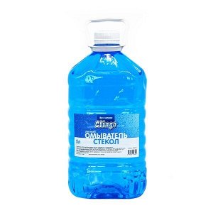 Стеклоомывающая жидкость Clingo, летняя, 0°C, без запаха, 5л, арт. CLGC-5B