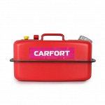 Канистра стальная Carfort, горизонтальная, оцинкованная, горловина с навинчивающейся крышкой и перепускным клапаном, 10л, арт. FT-5010