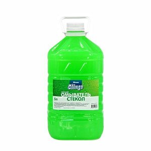 Стеклоомывающая жидкость Clingo, летняя, 0°C, с ароматом яблока, 5л, арт. CLGC-5G