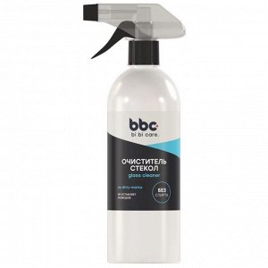 Очиститель стёкол BiBiCare Glass Cleaner, от следов пыли, грязи, масляных и жировых пятен, копоти, никотиновой пленки, бутылка с триггером 500мл, арт. 4015