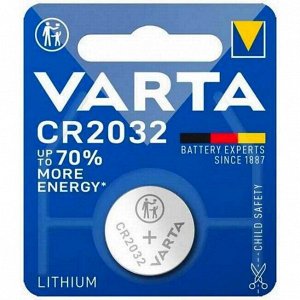 Батарейка литиевая Varta Professional Electronic, CR2032 (Ø20.0x3.2мм), 3В, 1 шт