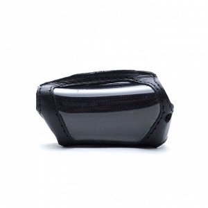 Чехол на брелок сигнализации Pandora DX-90 / DX-91 / DXL 4750 / UX 4750 / DXL3000 / DXL 3300 / DXL 3500 кожаный черного цвета