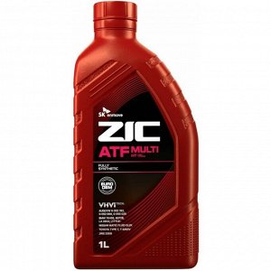 Масло трансмиссионное ZIC ATF Multi HT, синтетическое, универсальное, для АКПП, 1л, арт. 132664