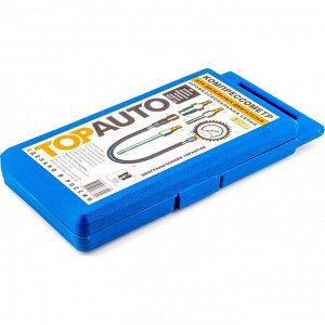Компрессометр TOPAUTO G-324DP, резьбовой, для дизельных двигателей с аппаратурой Bosch, до 4МПа, М24х2 / М10х1 / М10х1.25, шланг 325мм, арт. 11554