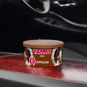 Ароматизатор на торпедо Yammy Coffee (Кофе), с растительным наполнителем, баночка 42г, арт. D022