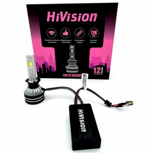 Лампа светодиодная HiVision Z3 Brigh H1 (P14.5s, T8), 12В, 50Вт, 6000К, комплект 2 шт, арт. Л0392