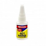 Клей моментальный LOCTITE 401 цианоакрилатный, многоцелевой, флакон 20г
