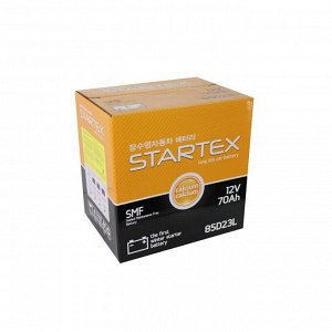 Аккумулятор Startex 85D23L, 70Ач, CCA 590А, необслуживаемый
