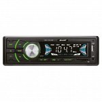 Автомагнитола SWAT MEX-1033UBG, 1 DIN, USB/AUX/SD, 4х50Вт, зеленая подсветка