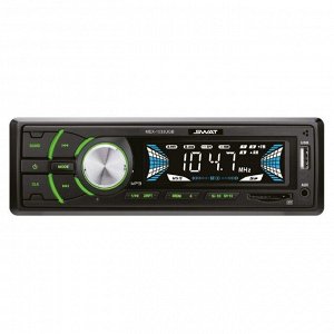 Автомагнитола SWAT MEX-1033UBG, 1 DIN, USB/AUX/SD, 4х50Вт, зеленая подсветка