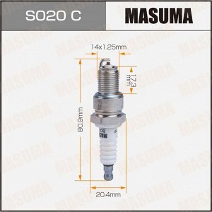 Свеча зажигания Masuma BP6ES (7811) с никелевым электродом, арт. S020C