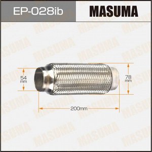 Гофра глушителя Masuma, Innerbraid, 54x200мм, усиленная, арт. EP-028ib