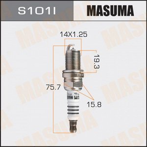 Свеча зажигания Masuma Iridium IK20 с иридиевым электродом, арт. S101I