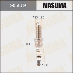 Свеча зажигания Masuma Iridium+Platinum SC16HR11 / ILKAR7B11 с иридиевым электродом, арт. S502IP