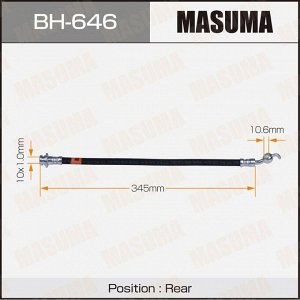 Шланг тормозной Masuma для Nissan M37, задний, арт. BH-646