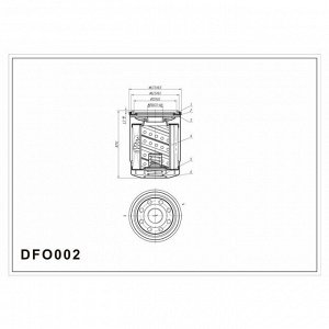 Фильтр масляный Double Force, арт. DFO002