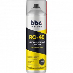 Смазка проникающая (жидкий ключ) BiBiCare Multiourpose Spray RC-40, многоцелевая, антикоррозийная, аэрозоль 650мл, арт. 4046