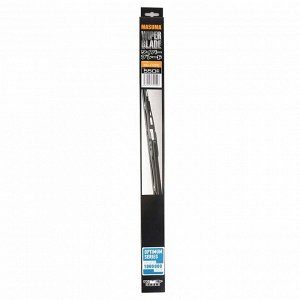 Щетка стеклоочистителя Masuma Optimum 550мм (22") каркасная, летняя, крепления J-Hook, Side Pin, Bayonet, 1 шт, арт. MU-022S