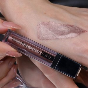 Тени для век RELOUIS PRO Satin Liquid Eyeshadow жидкие сатиновые 4,5г тон 22 Bronze N’Roses розовая бронза