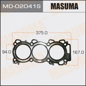 Прокладка головки блока цилиндров Masuma VQ30DE front (1/10) Толщина 1,6 мм